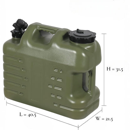 Camping Water Storage Container with Tap – Amy Green  Portable Water Dispenser Can for Outdoor, Hiking & Travel - Damoo