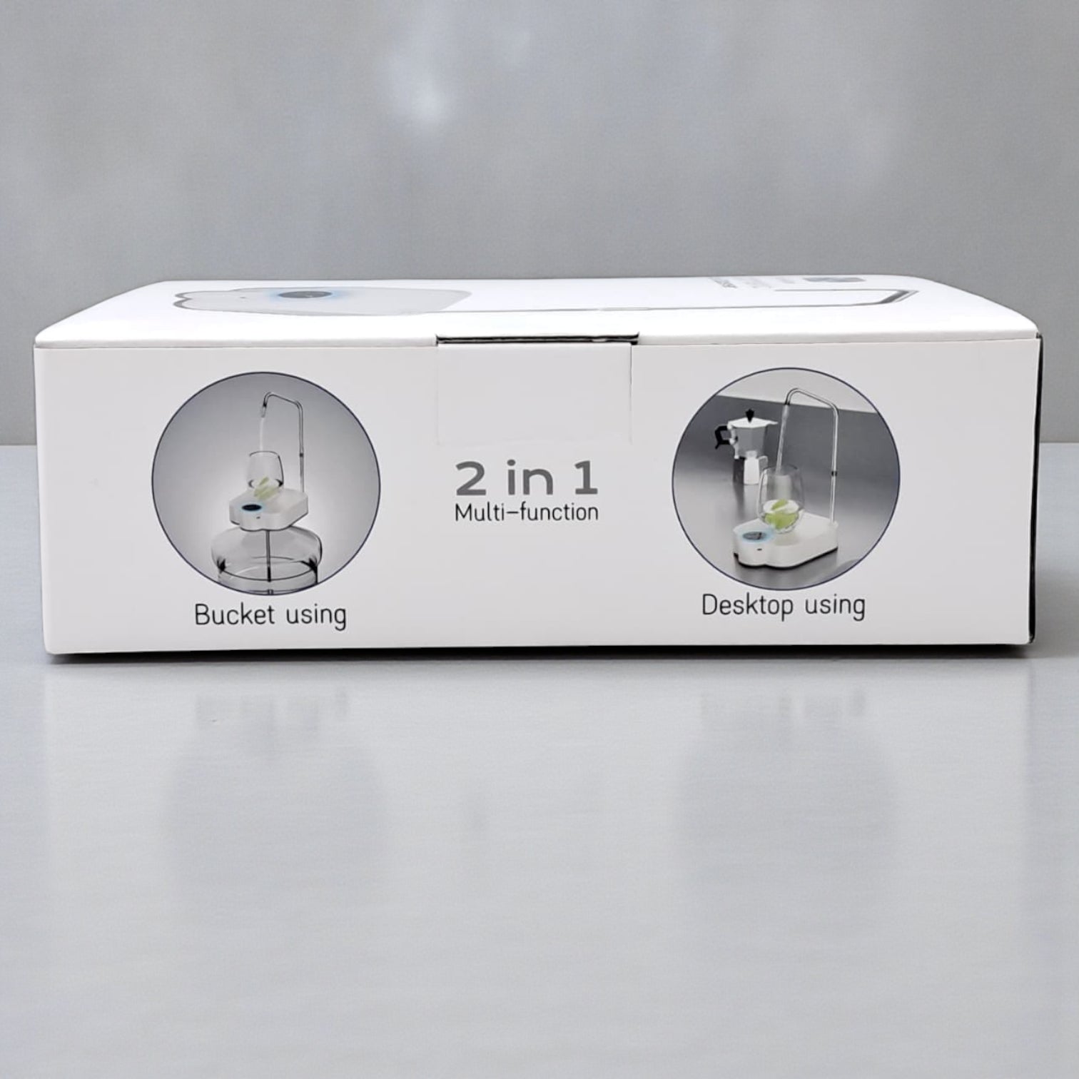 2-in-1 Automatic Water Dispenser | USB-C Rechargeable Pump for Bottled Water & Desktop Use | 360° Rotating Spout, Precise Output & Water-Lock Nozzle - Damoo