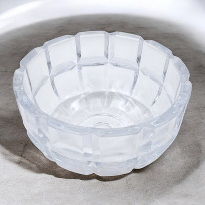 Premium Clear Diamond-Cut Acrylic Jar with Dome Lid – Elegant Multi-Purpose Storage Container for Home, Sweets & Décor (19H x 18L x 18W cm) - Damoo