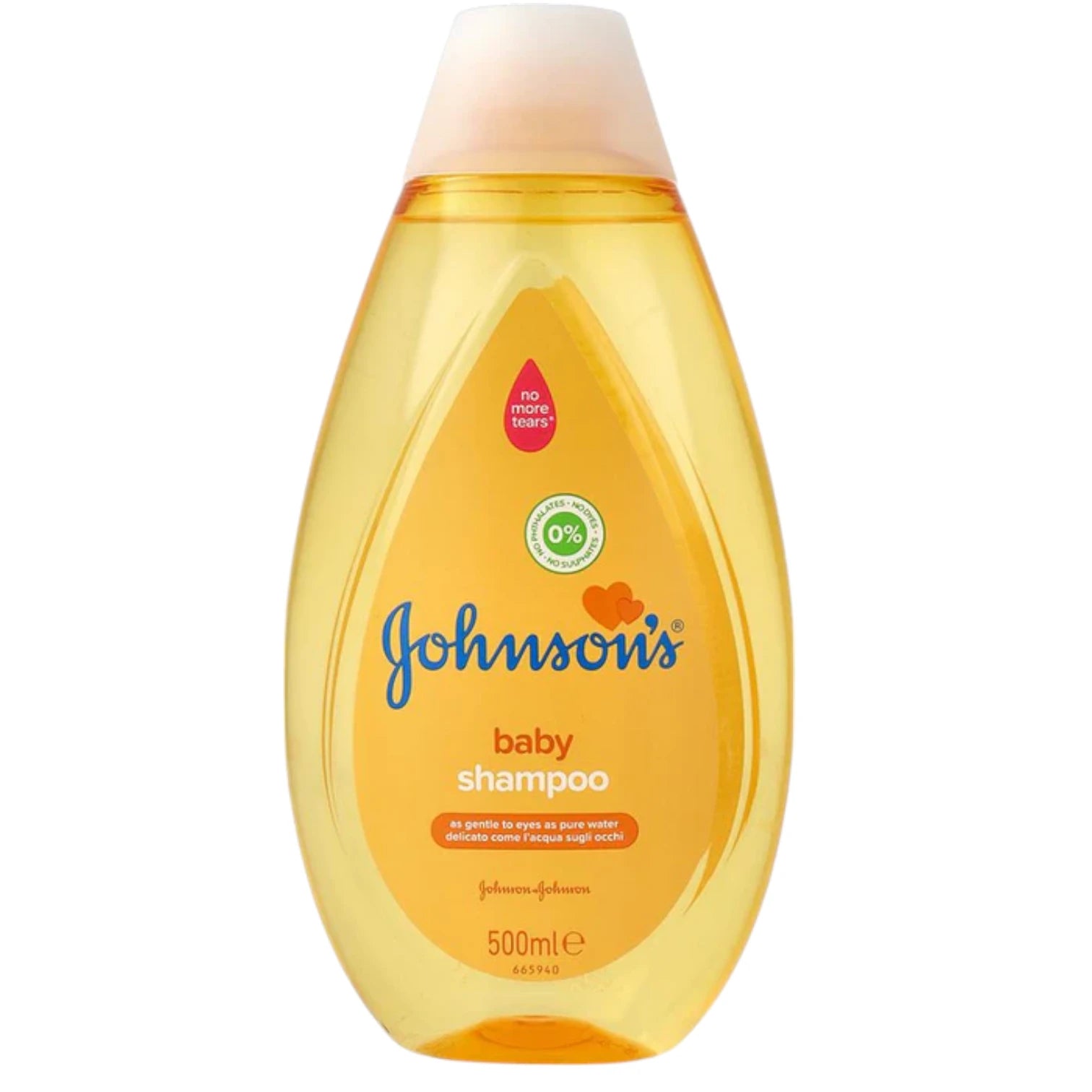 Johnson's Baby Shampoo 500ml – No More Tears Formula | Gentle Daily Cleanser for Soft, Shiny Hair | Paraben & Sulfate Free - Damoo