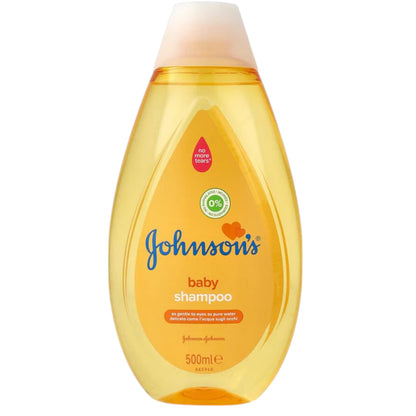 Johnson's Baby Shampoo 500ml – No More Tears Formula | Gentle Daily Cleanser for Soft, Shiny Hair | Paraben & Sulfate Free - Damoo