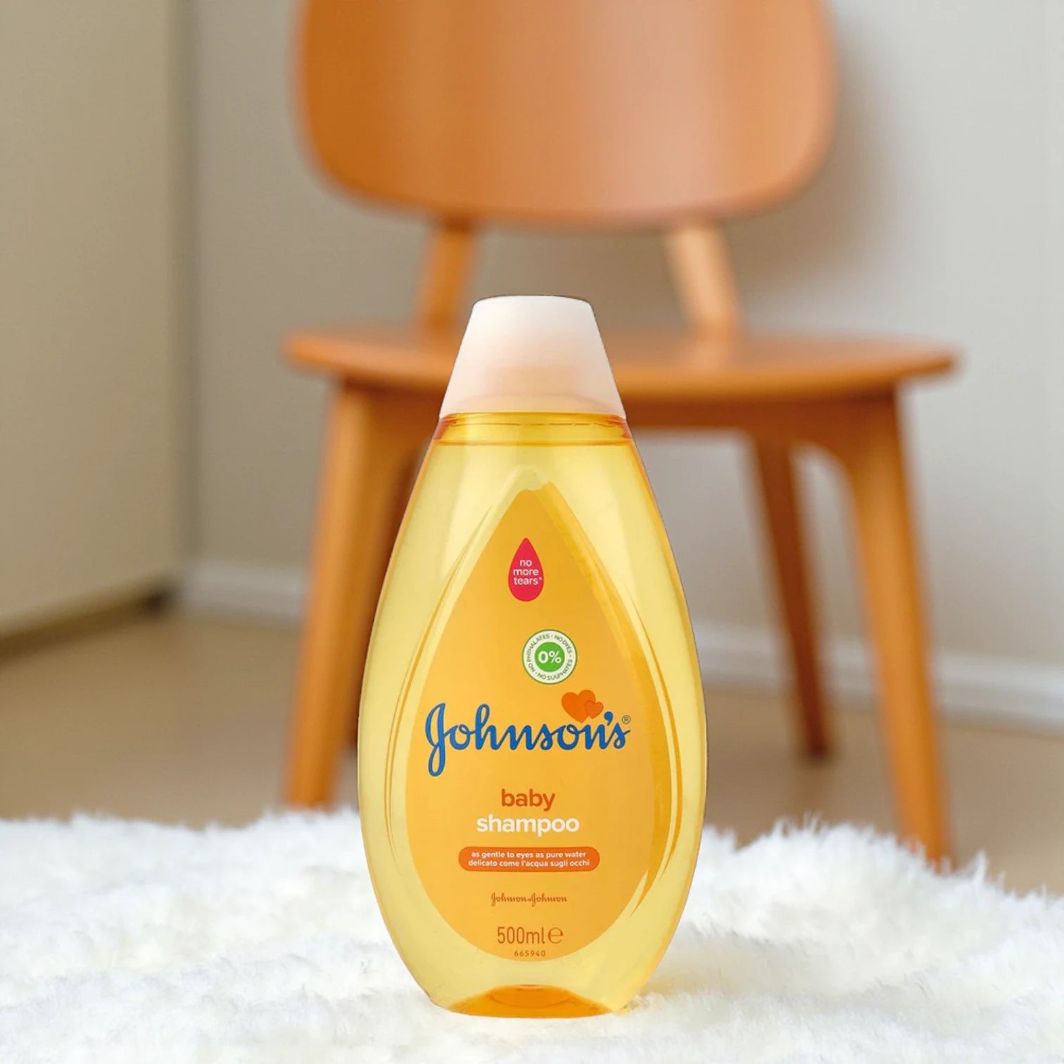 Johnson's Baby Shampoo 500ml – No More Tears Formula | Gentle Daily Cleanser for Soft, Shiny Hair | Paraben & Sulfate Free - Damoo