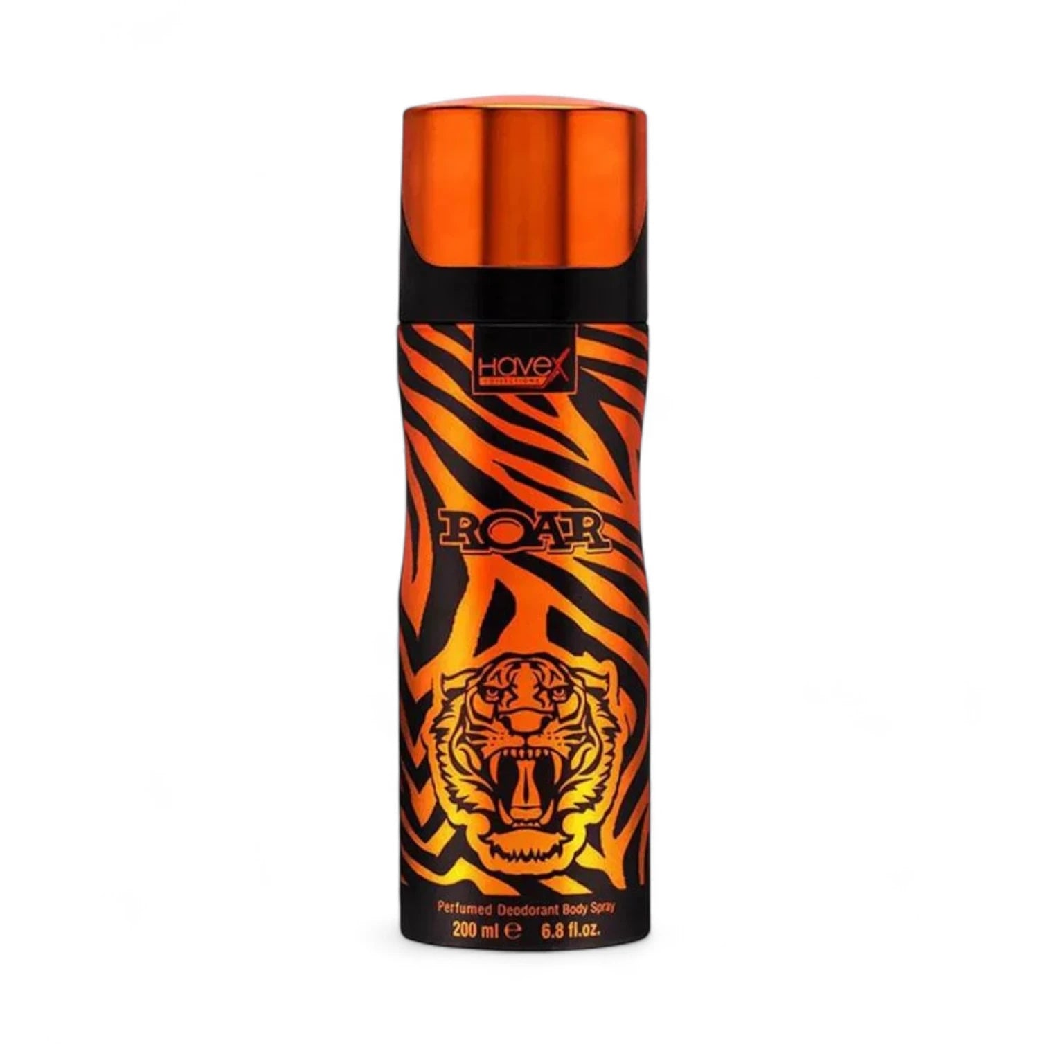 Havex Roar Perfumed Deodorant Body Spray for Men – Bold & Refreshing Fragrance, Long-Lasting Odor Protection, Stylish Tiger-Inspired Design, Everyday Confidence Booster, 200ml Spray Can - Damoo