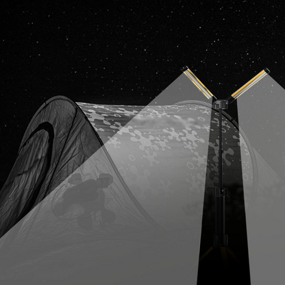 Toby’s VIP 11 Max Camping Light | 10000 Lumens Ultra-Bright LED with 5000mAh Rechargeable Battery & Adjustable Tripod | Outdoor Party, BBQ & Desert Lighting - Damoo