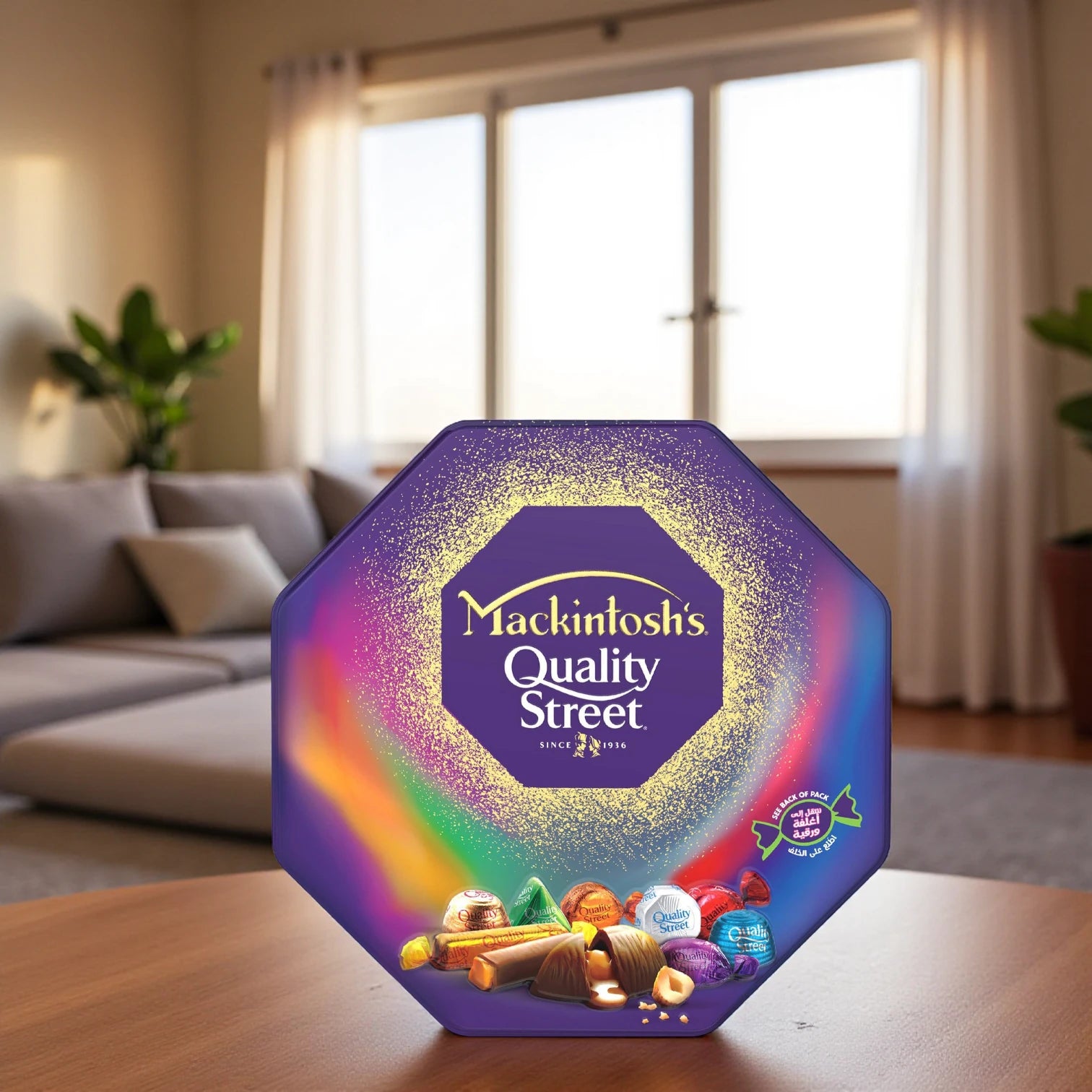 Mackintosh's Quality Street Chocolate Tin – 850g | Premium Assorted Chocolates in a Collectible Tin - Damoo