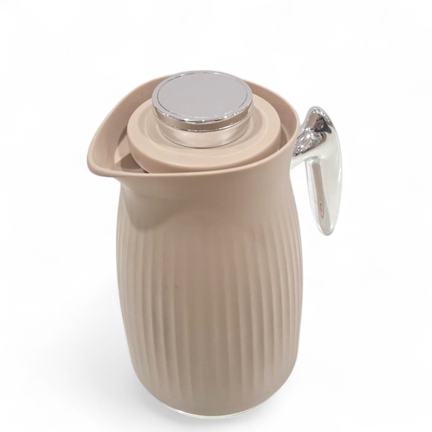 GERMAX Elegant Black & Gold Insulated Thermos Flask – Premium Vacuum Jug for Hot & Cold Beverages – 1 L Capacity with Luxury Golden Handle & Lid - Damoo