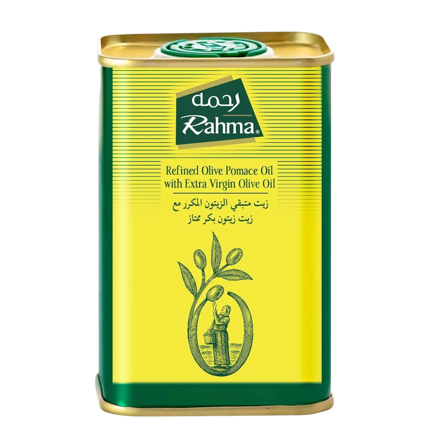Rahma Refined Olive Pomace Oil with Extra Virgin Olive Oil – Premium Versatile Cooking Oil, 800ml - Damoo