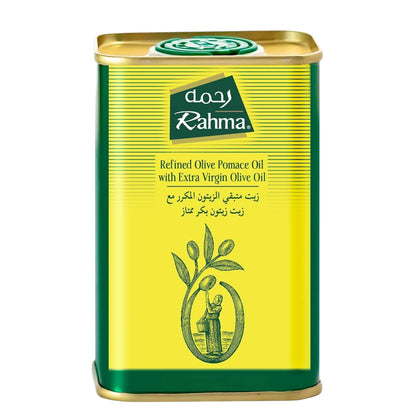 Rahma Refined Olive Pomace Oil with Extra Virgin Olive Oil – Premium Versatile Cooking Oil, 800ml - Damoo