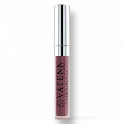 Vatenn Italy 18Hrs Kissproof Liquid Lipstick – Shade 11 Cashmere. Waterproof, transfer-proof nude matte lip color with honey nectar hydration, bold pigmentation & 18hr wear. - Damoo