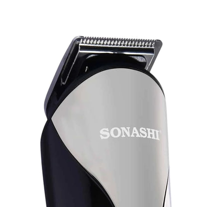 Sonashi 15-in-1 Rechargeable Hair Clipper & Grooming Kit – Stainless Steel Blades, Cordless & Corded Use, 9 Guide Combs, Full-Size & Nose Trimmer, 120min Runtime, USB Charging – With Stand & Accessories - SHC-1027N - Damoo