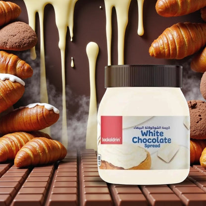 Backaldrin White Chocolate Spread 350g – Gourmet Creamy Delight Made with Premium Ingredients, Chef-Crafted in Small Batches - Damoo
