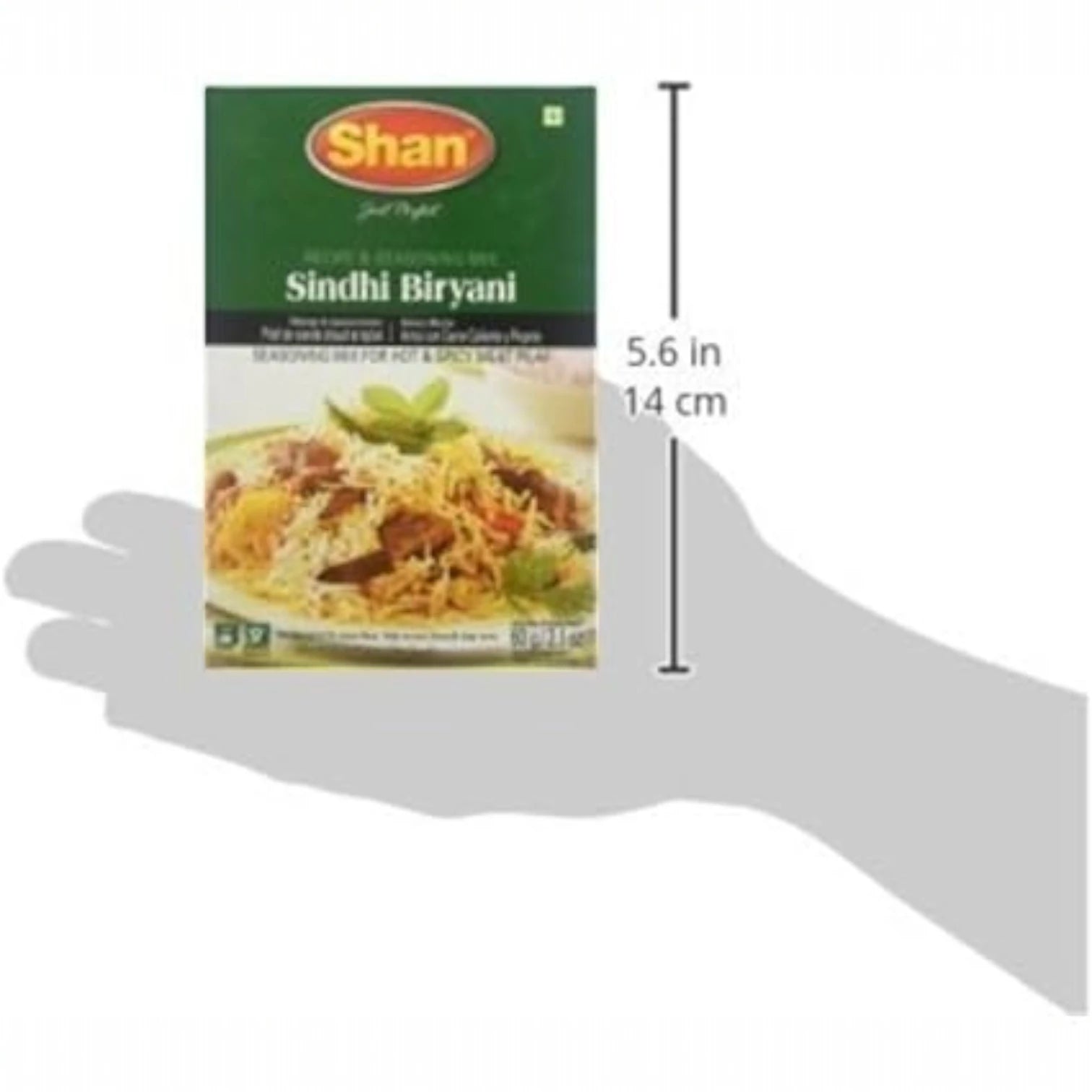Shan Sindhi Biryani Recipe & Masala Mix – 60g – Authentic Pakistani Spice Blend for Flavorful & Aromatic Biryani – Halal & Vegetarian - Damoo