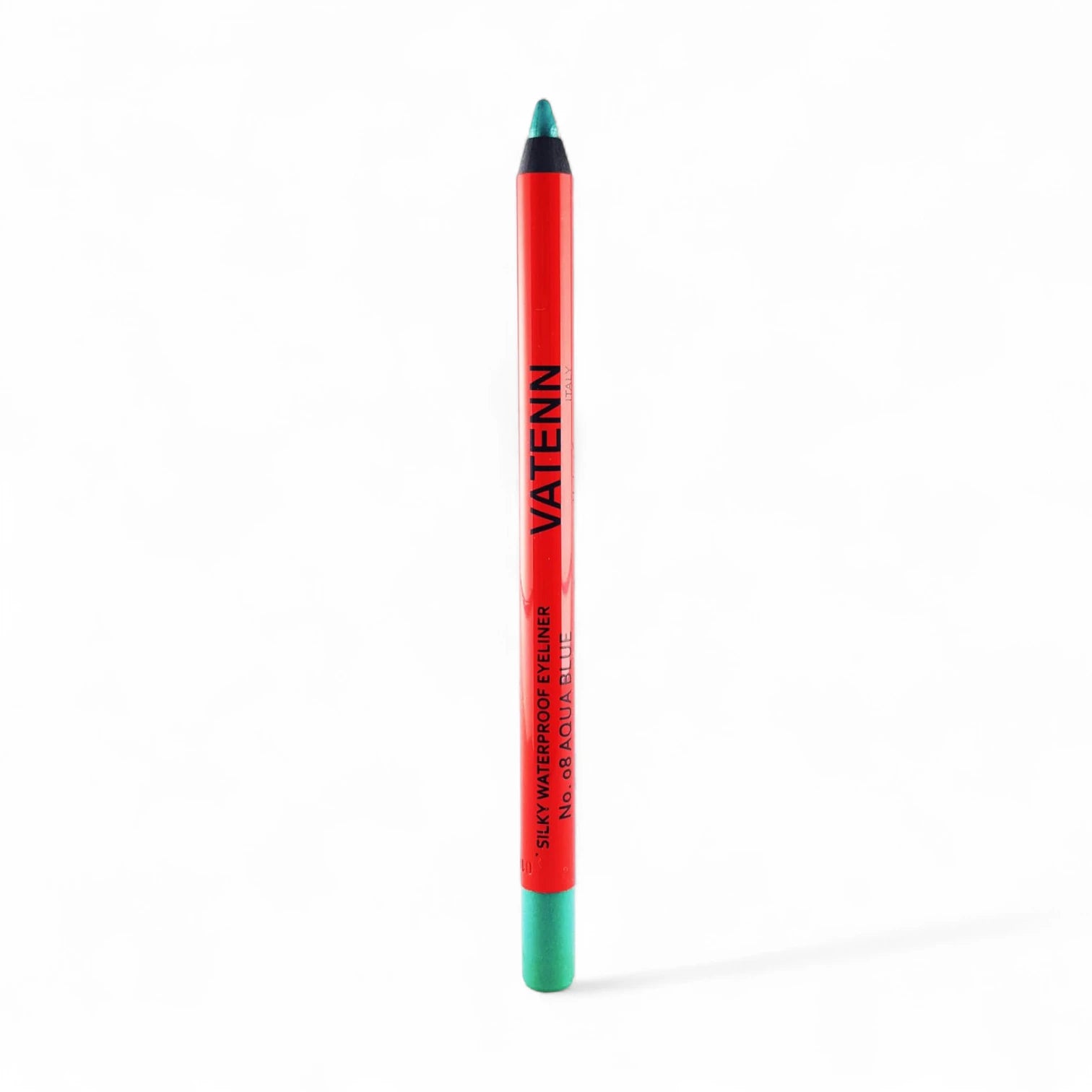 Vatenn Italy Silky Waterproof Eyeliner Pencil – Aqua Blue | Matte Finish, Smudge-Proof, Long Lasting, Easy-Glide Formula - Damoo