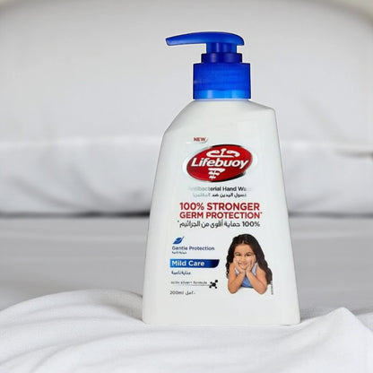Lifebuoy Care White Antibacterial Hand Wash – 200ml | Kills 99.9% of Germs in 10 Seconds | Foaming Hand Cleanser for Kids & Family | Soft & Fresh Feel - Damoo