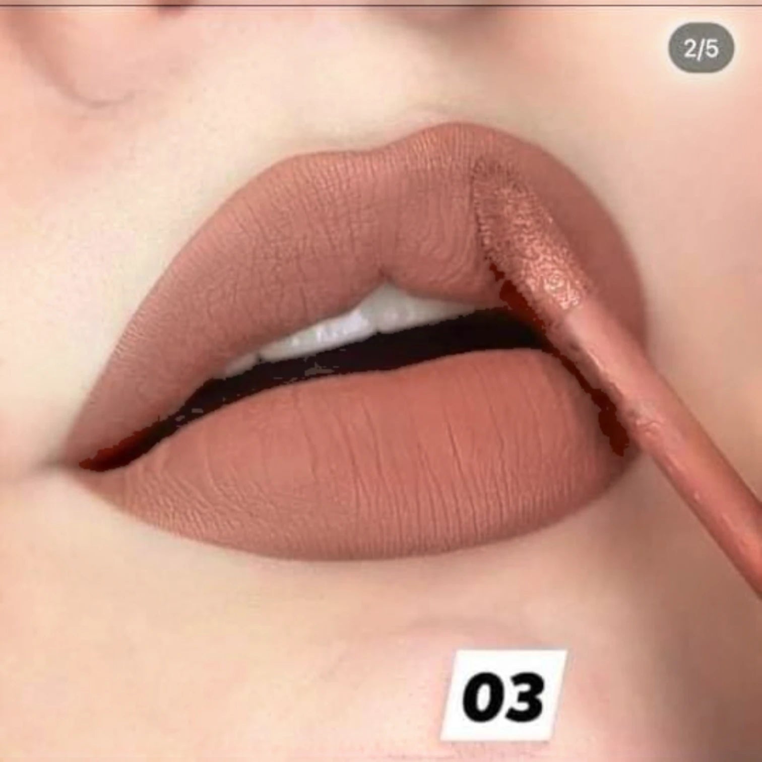 Vatenn Italy 18 Hr Kissproof Liquid Lipstick – Shade 03 Mahogany, Waterproof Long-Lasting Matte Finish, High-Pigment Full-Coverage Lip Color - Damoo