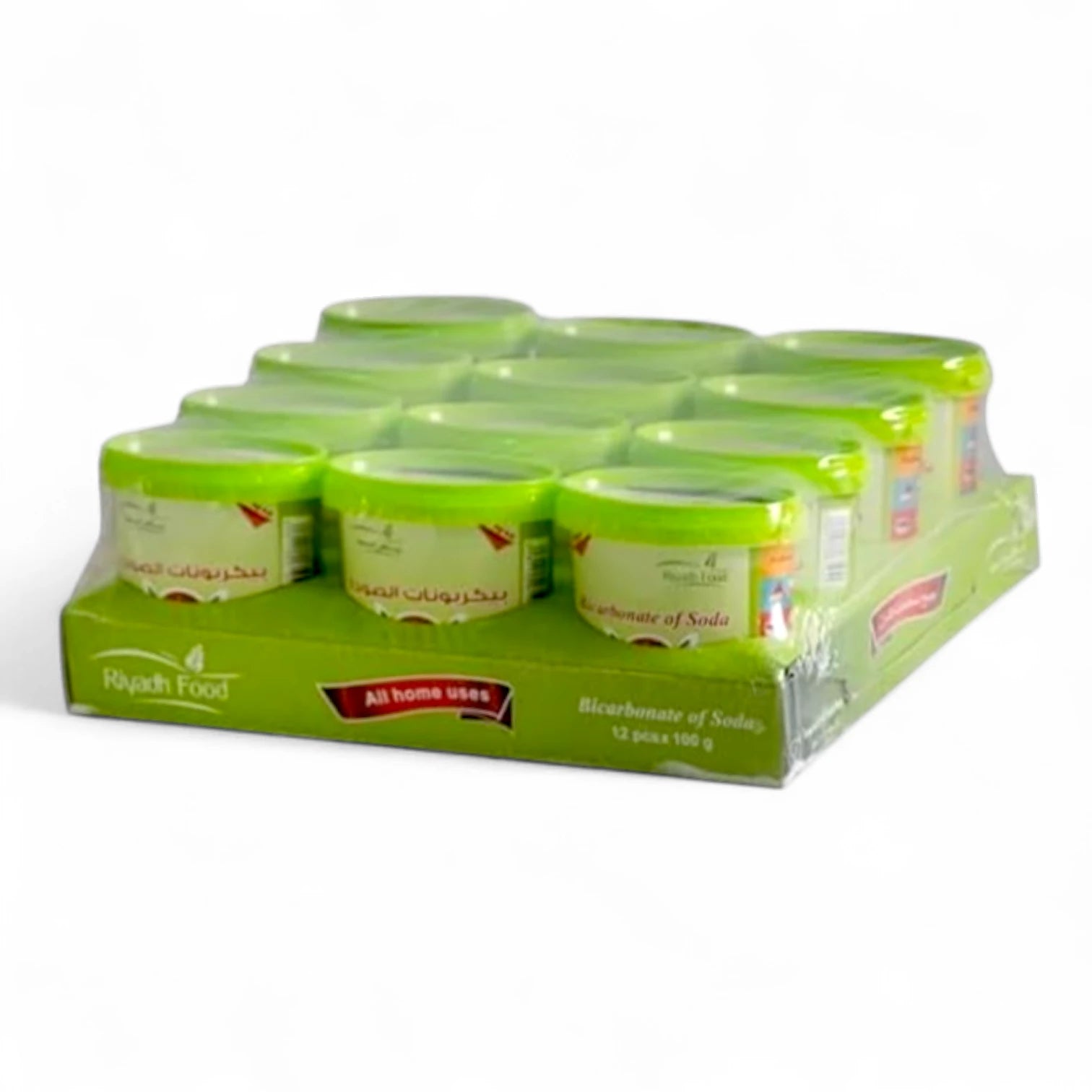 Riyadh Food Bicarbonate of Soda – Baking Soda 100g (Pack of 12) | Premium Leavening Agent for Baking, Cooking & Cleaning - Damoo