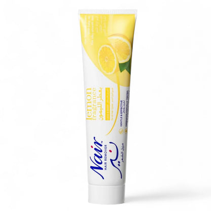 Nair Hair Removal Cream with Lemon Fragrance & Baby Oil – 110g | Long-Lasting Smooth Skin for All Skin Types | Gentle & Effective - Damoo