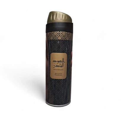 Aloud Alnaadir Deodorant Body Spray – Premium Oriental Oud Fragrance, Long-Lasting Freshness & Odor Protection, Elegant Arabic-Inspired Packaging, Unisex Perfumed Deodorant Spray - Damoo