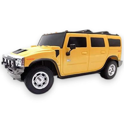 R/C Hummer Remote Control Car 1:8 Scale – Full Function Off-Road Machine Toy for Kids (Yellow)