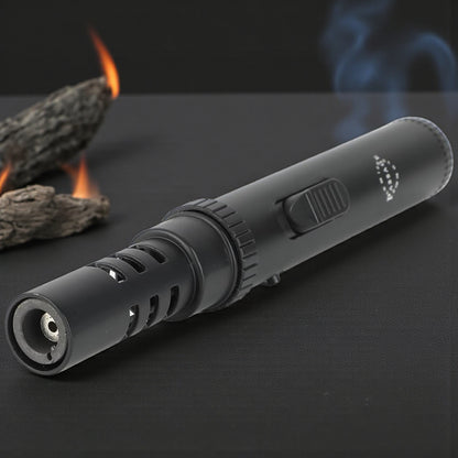 Passage Adjustable Torch Flame Lighter with Safety Lock – High-Temperature Resistant Metal Body – Refillable Gas Blow Torch for Oud, BBQ, Charcoal, Candles, Cooking & Outdoor Use