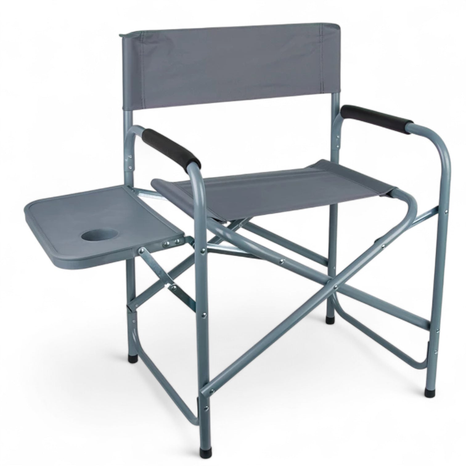 Director Chair – Foldable Lightweight Camping & Outdoor Chair with High Back Support, Durable Construction for Beach, BBQ, Sports & Travel