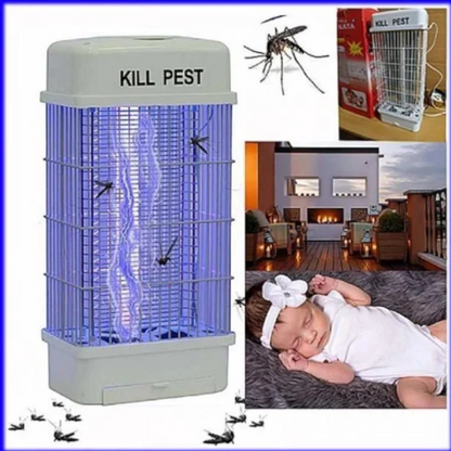 RENATA 15W Cylindrical Hanging Electric Insect Killer | UV Light Mosquito & Fly Trap | Chemical-Free, Energy Efficient & Safe for Home, Office, and Outdoor Use - Damoo