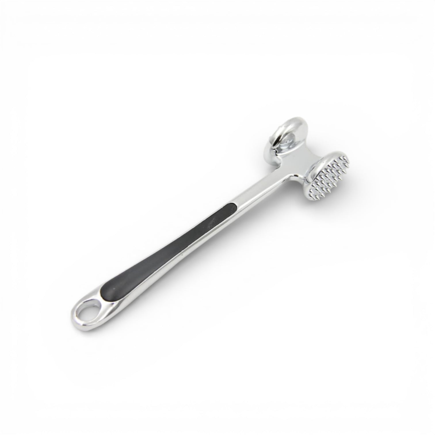 Premium Stainless Steel Double-Sided Meat Tenderizer Hammer with Ergonomic Non-Slip Handle – Heavy Duty Meat Mallet for Beef, Chicken, Steak & Poultry Preparation (4H x 5W x 22L CM) - Damoo