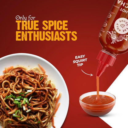 The Holy Sauce Sriracha Hot Sauce 580 gm – Authentic Thai Extra Hot Chili Sauce, Gluten-Free & Vegan-Friendly, Perfect for Marinades & Spicy Dishes - Damoo