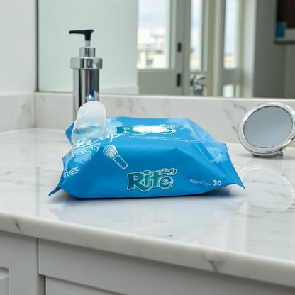 Rite Makeup Remover Wipes – 30 x 2 Pack (60 Wipes Total) | Alcohol-Free, Soft & Gentle Cleansing Wipes for All Skin Types Including Sensitive Skin - Damoo