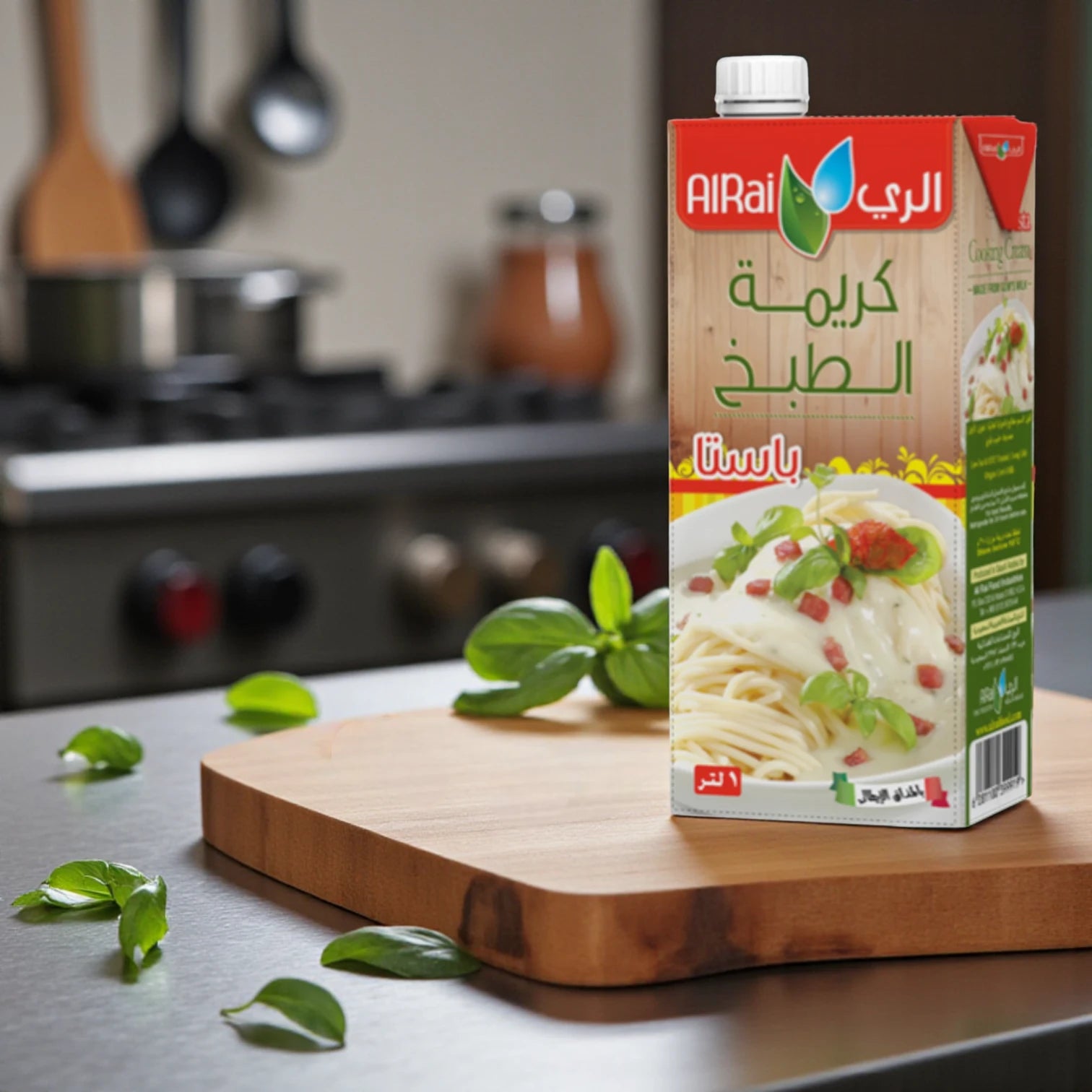 Al Rai Pasta Cooking Cream 1L – Rich & Smooth Cream for Pasta Sauces, Alfredo, and More - Damoo