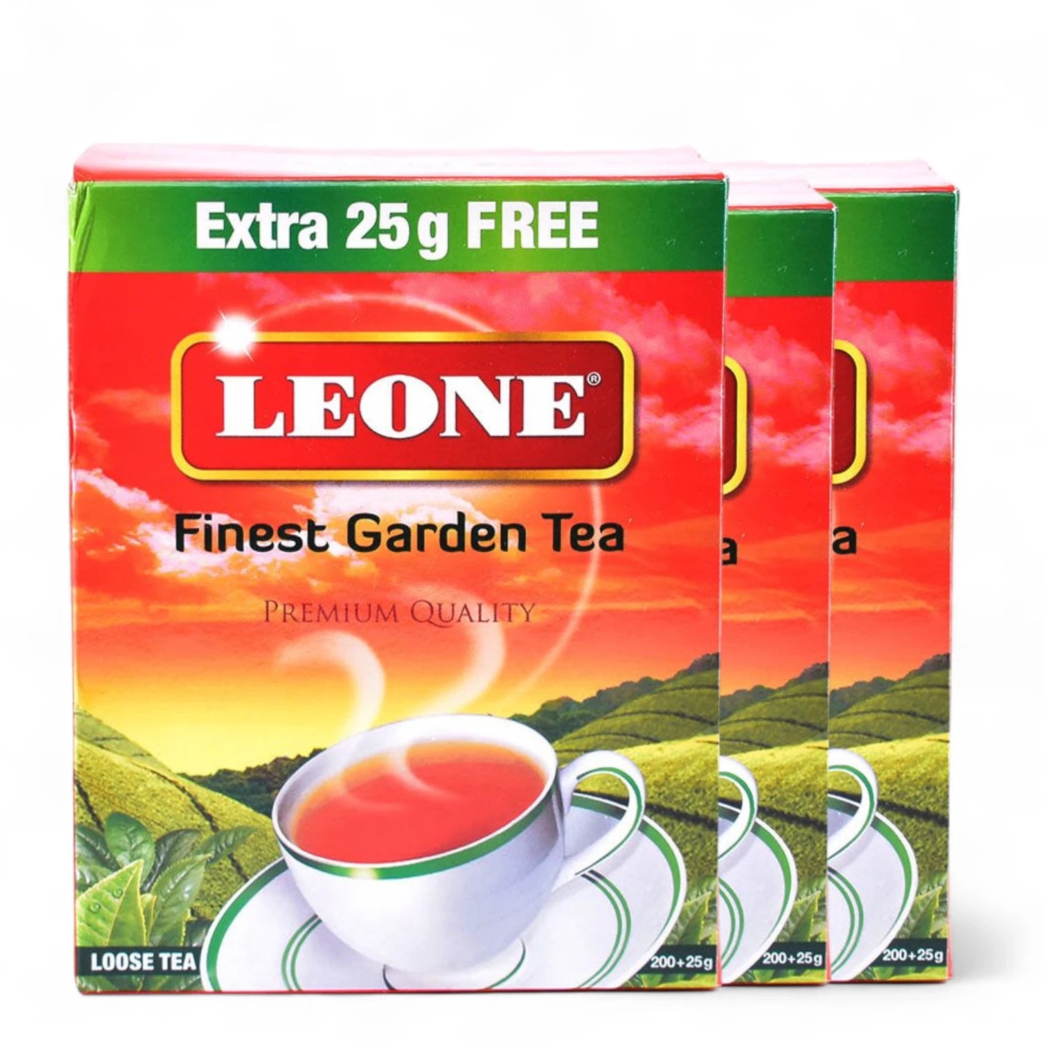 Leone Finesat Garden Tea – 200g Packet | Premium Handpicked Black Tea Blend from India & Kenya with Rich, Refreshing Flavor - Damoo