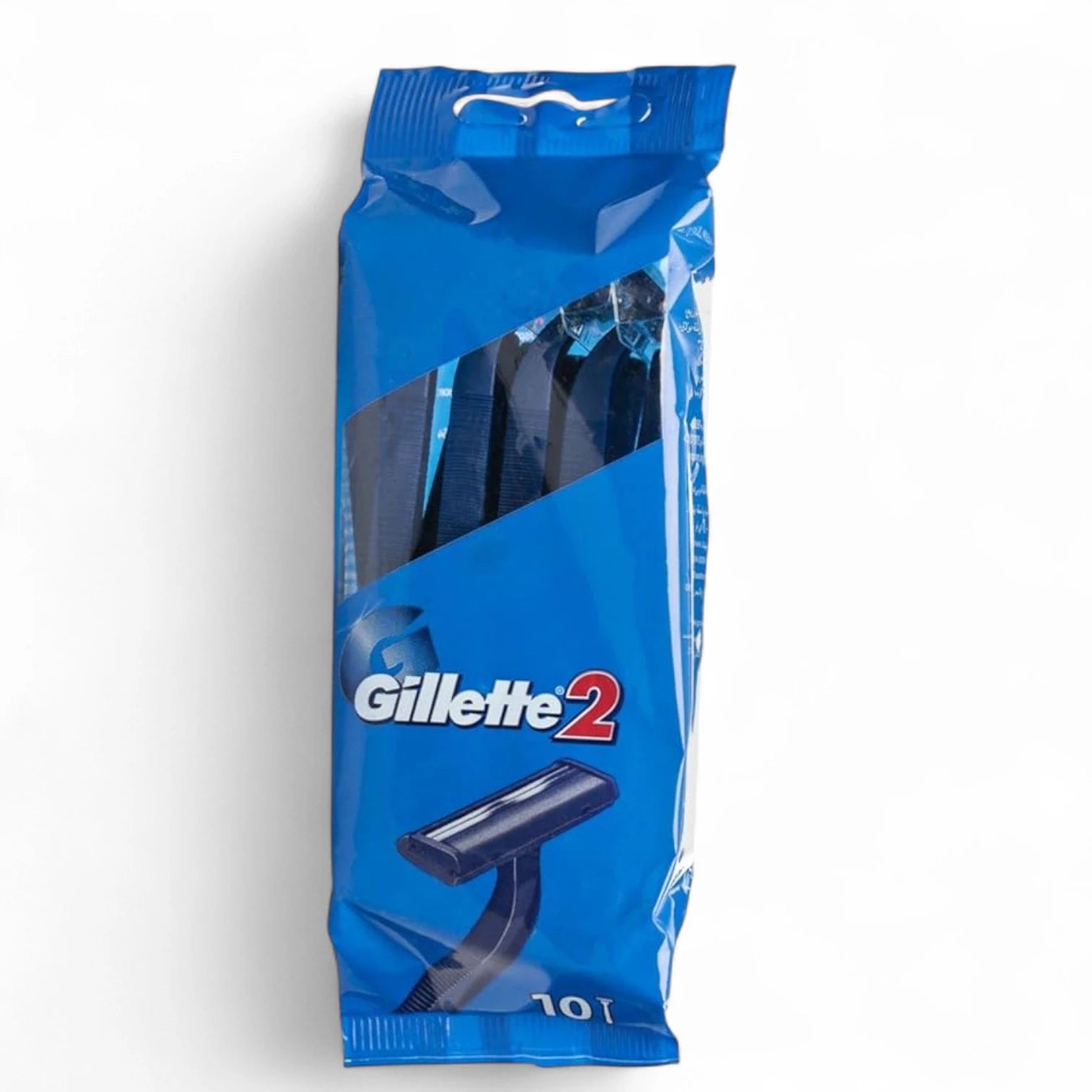 Gillette 2 Disposable Razors for Men – Pack of 10, Twin Blade Shaving System with Comfortable Grip Handle, Smooth Clean Shave, Travel-Friendly & Value Pack - Damoo