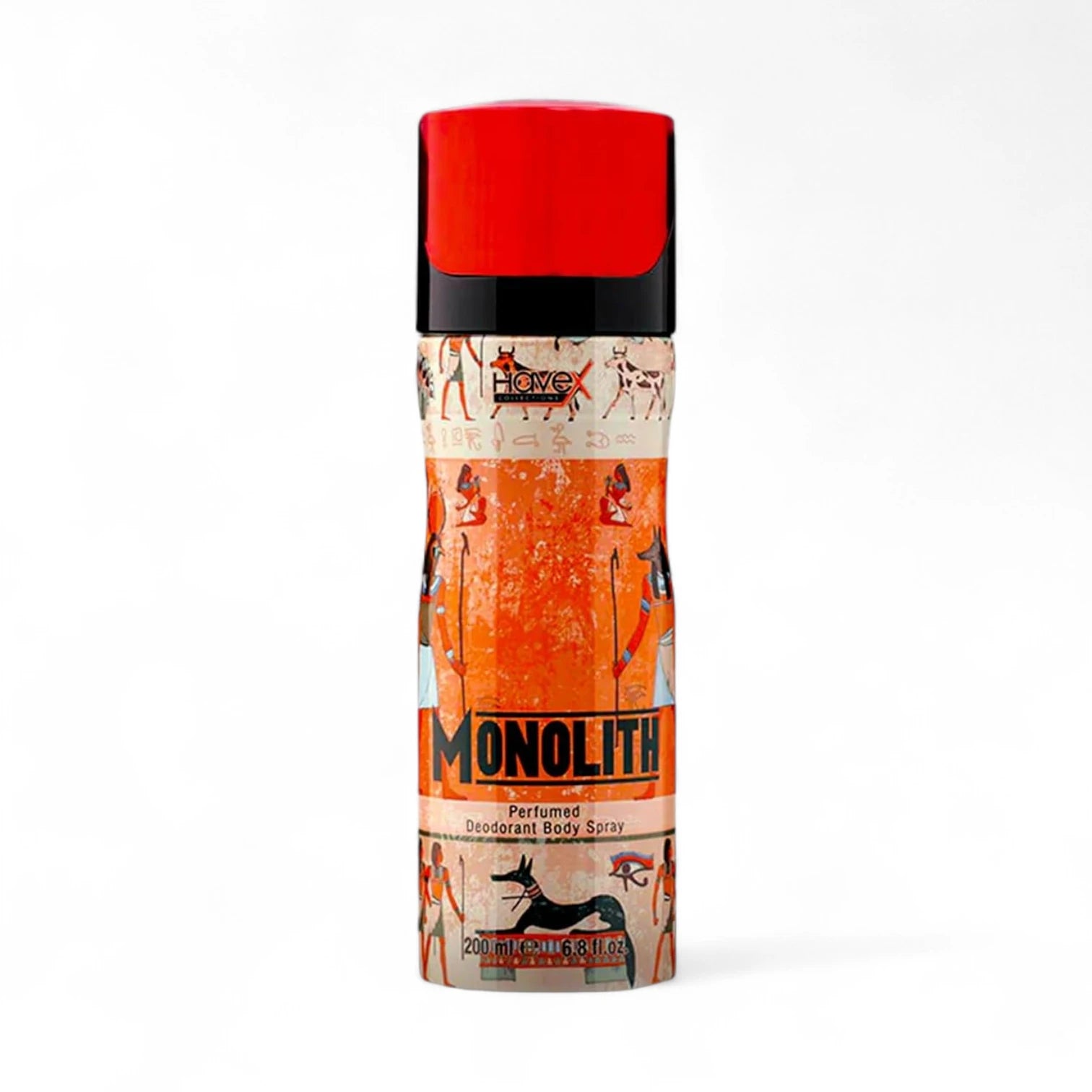 Havex Monolith Perfumed Deodorant Body Spray for Men – Premium Fresh & Masculine Fragrance with Natural Ingredients, Long-Lasting Odor Protection, Egyptian-Inspired Packaging, 200ml Spray Bottle - Damoo