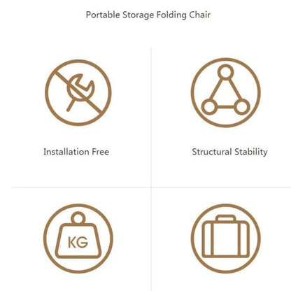 Outdoor Folding Camping Chair – Portable Medium-Size Dazzle Black Fishing, Picnic, and Beach Chair with Wooden Armrests and Heavy-Duty Steel Frame