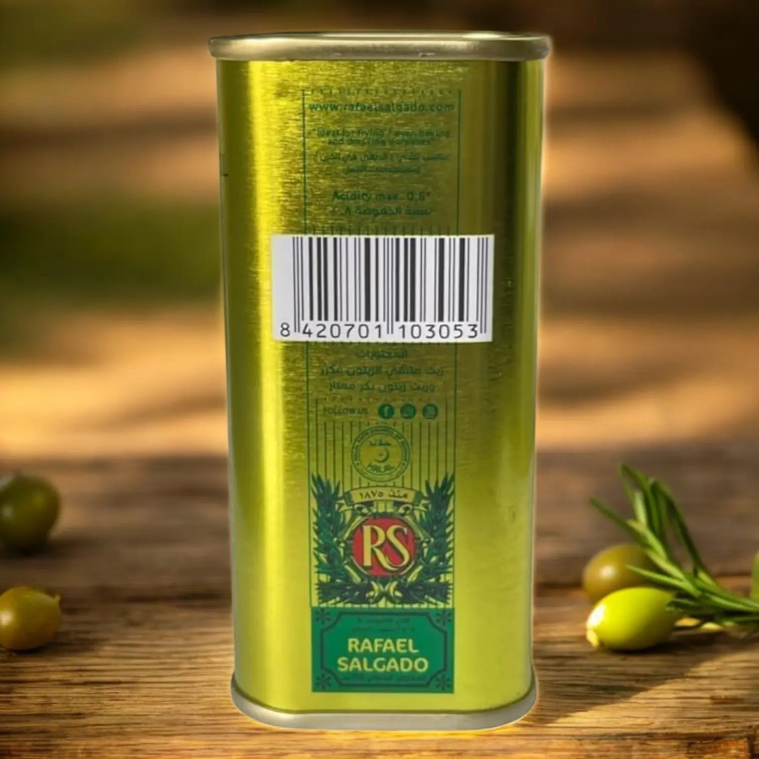 Rafael Salgado Olive Pomace Oil Blended with Extra Virgin Olive Oil – Premium Spanish Cooking Oil, 175ml - Damoo