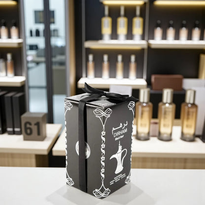 Dirham Black Noir Eau de Parfum – 100ml Unisex Perfume – Long-Lasting Arabic Fragrance – Luxury Oriental Scent from UAE - Damoo