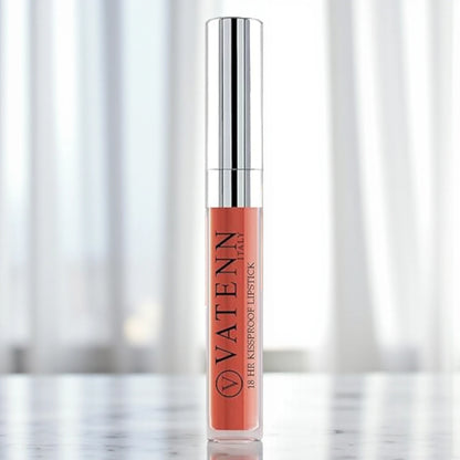 Vatenn Italy 18Hr Kissproof Matte Liquid Lipstick – Shade 26 Rome | Waterproof, Transfer-Proof, Ultra Matte, Highly Pigmented & Long-Lasting Lip Color - Damoo