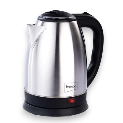Impex STEAMER 1803 Stainless Steel Electric Kettle – 1.8L Capacity, 1500W Power, Triple Thermostat & Heat-Resistant Handle