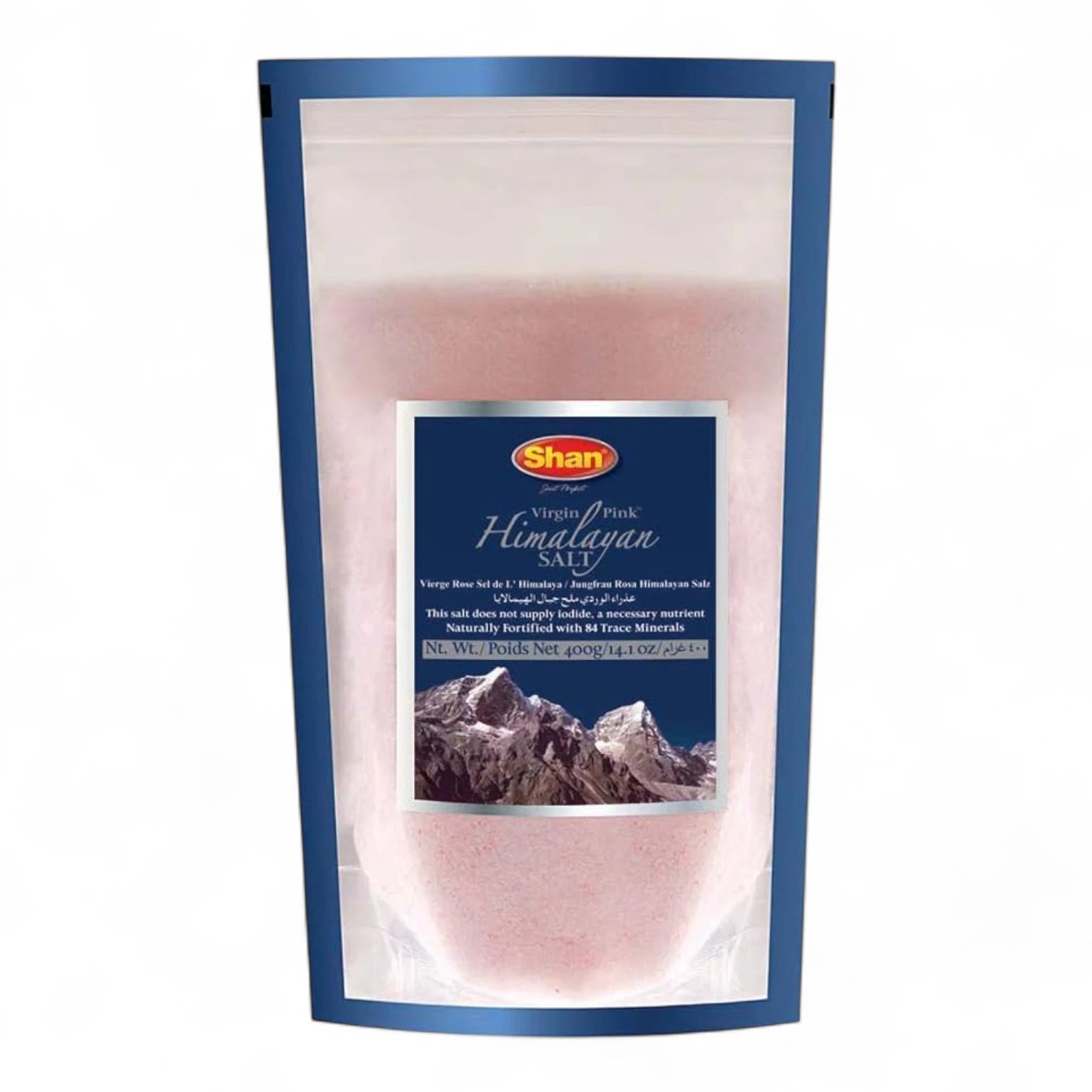 Shan Himalayan Virgin Pink Salt 400g – Pure & Naturally Mineral-Rich Himalayan Salt - Damoo