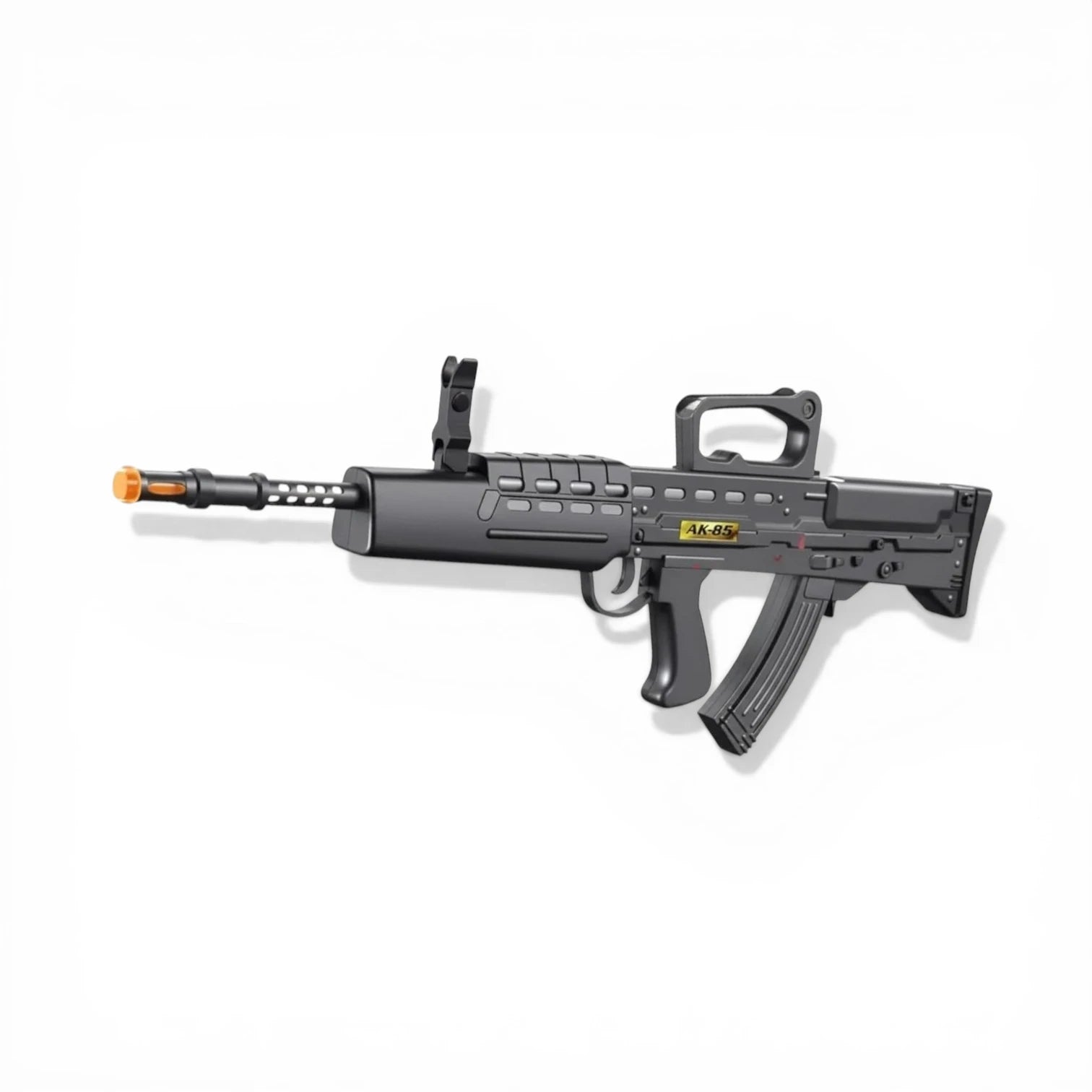 AK-85 Laser Light Toy Gun with LED Flash & Sound Effects, Battery Operated Automatic Rifle Pretend Play Toy for Kids 3+ Years - Damoo