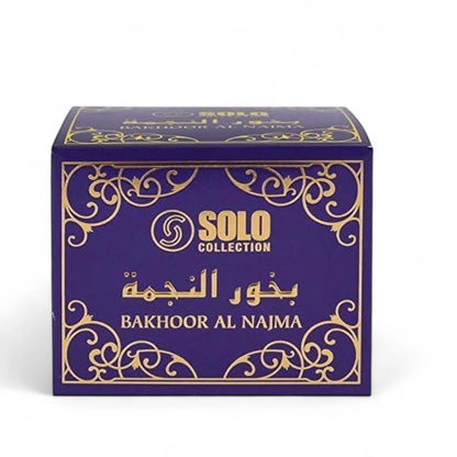Solo Collection Bakhoor Al Najma – Premium Oriental Incense for Home, Office & Special Occasions – 40g – Long-Lasting Floral Aroma – Traditional Arabian Fragrance - Damoo