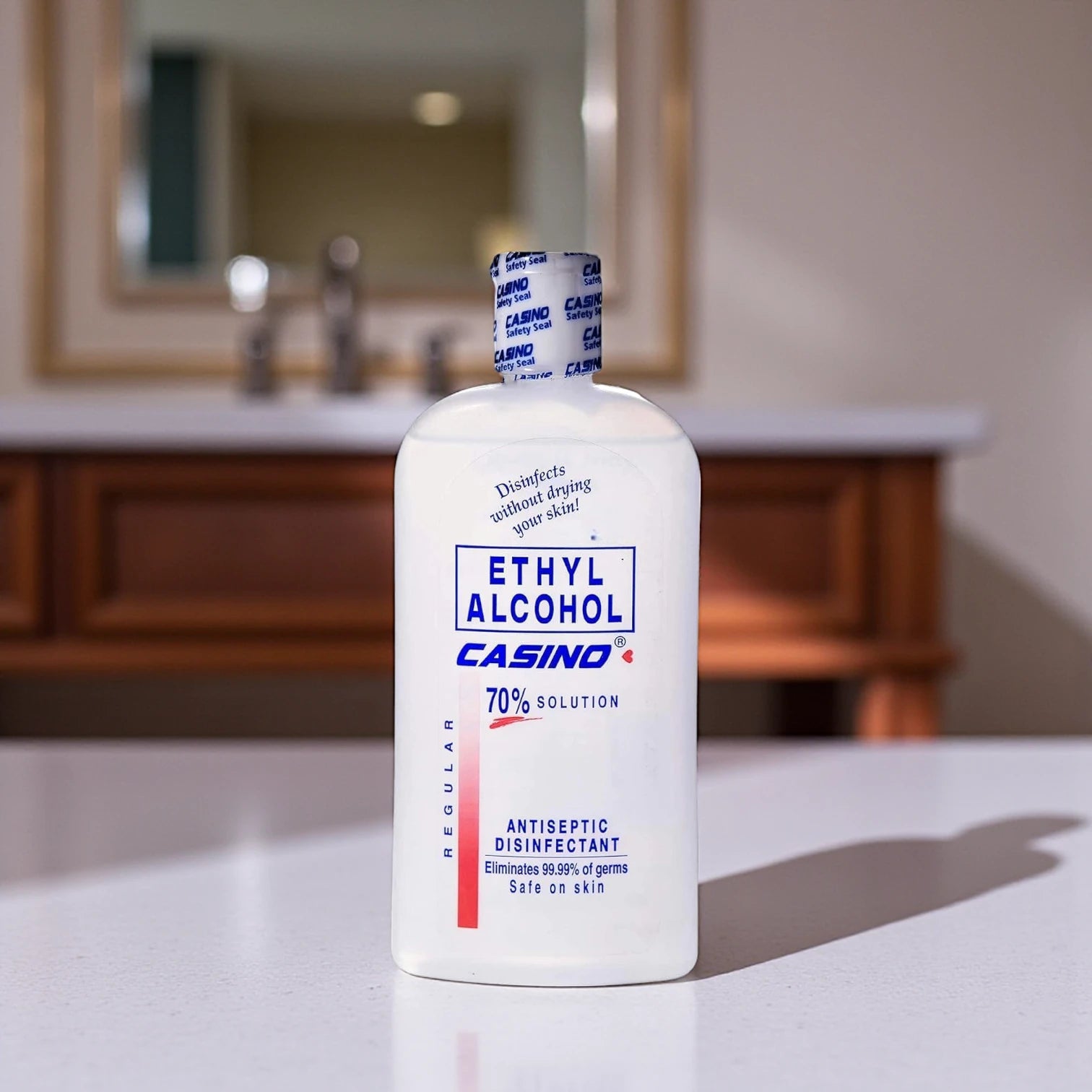 CASINO Ethyl Alcohol 70% Regular – 500ml | Multipurpose Antiseptic Solution for Cleaning, Sanitizing & Disinfection - Damoo