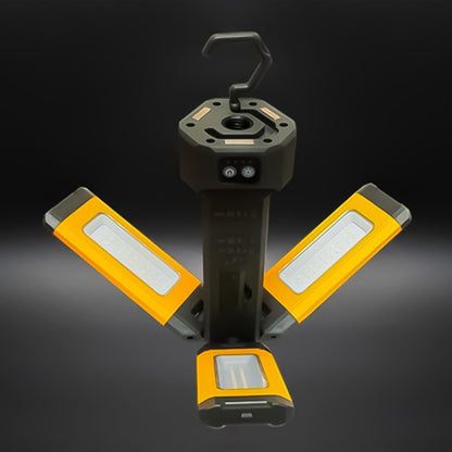 Toby’s VIP12 Max Camping Light – 5000mAh Rechargeable LED Outdoor Light with Tripod Stand | Multi-Mode Yellow & White Brightness up to 10000LM | Perfect for Camping, BBQ, Picnic & Desert Adventures - Damoo