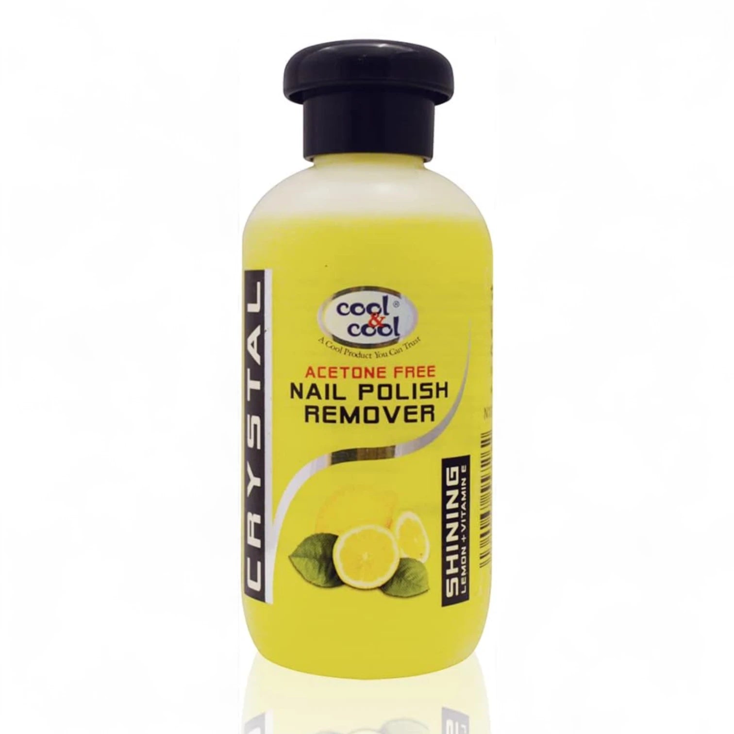 Cool & Cool Lemon Nail Polish Remover with Vitamin E – Fast Acting, Non-Acetone Formula for Natural & Acrylic Nails – 100ml - Damoo