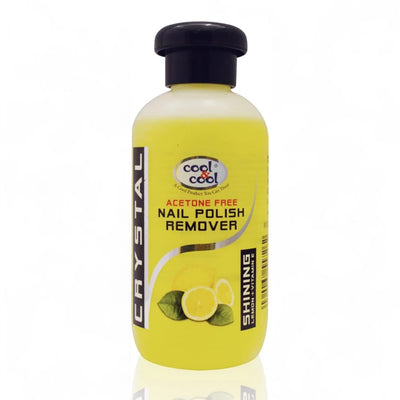 Cool & Cool Lemon Nail Polish Remover with Vitamin E – Fast Acting, Non-Acetone Formula for Natural & Acrylic Nails – 100ml - Damoo