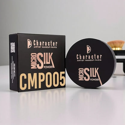 CHARACTER Micro Silk Powder CMP002 – Silky Matte Finish, Full Coverage, Lightweight & Long-Lasting Compact Powder for Smooth, Shine-Free Skin - Damoo