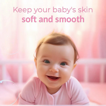Cool & Cool Baby Milk Lotion 750ml – Extra Mild, Paraben-Free Baby Lotion with Vitamin E, Aloe Vera & Chamomile - Damoo