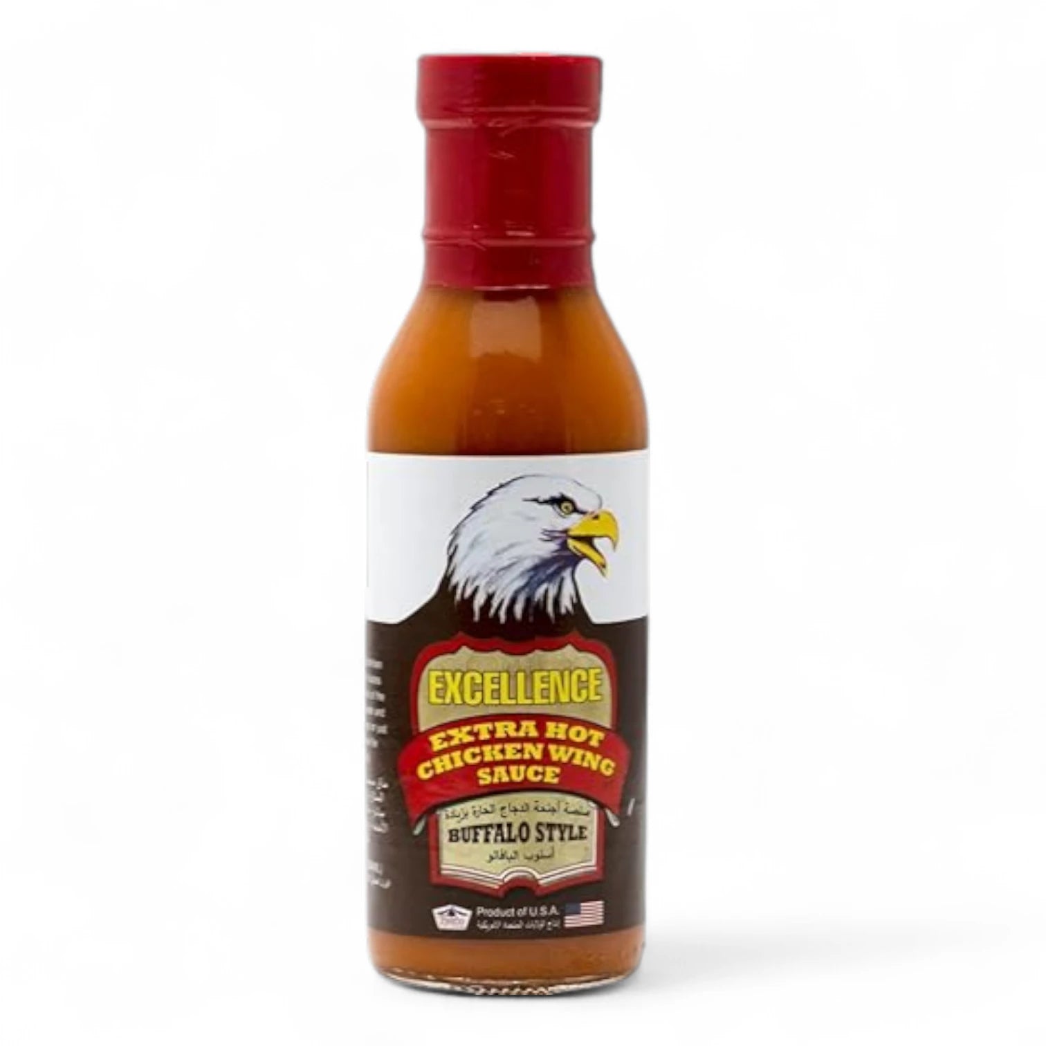 Excellence Extra Hot Buffalo Style Chicken Wing Sauce 354ml – Spicy American Wing Sauce for Grilling, Cooking & Dipping | Made in USA - Damoo