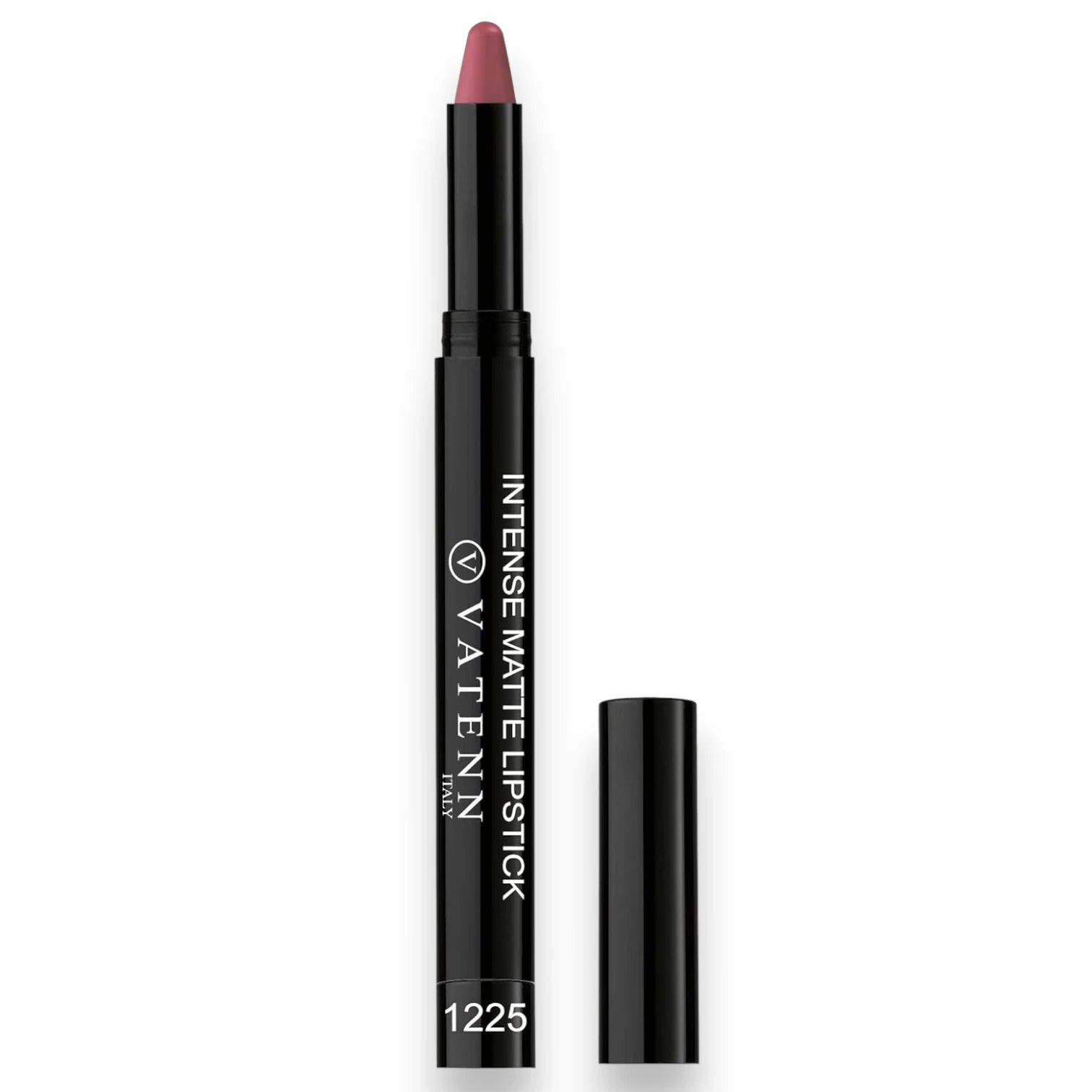 Vatenn Italy Intense Matte Lipstick – Shade 1225 Poppy | Highly Pigmented, Long-Lasting, Smooth & Non-Drying Formula | Luxurious Matte Finish - Damoo