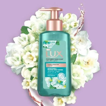 Lux Antibacterial Hand Wash – Purifying Watermint with Glycerin | 500ml | Perfumed Liquid Soap for All Skin Types – Soft on Hands, Tough on Germs - Damoo